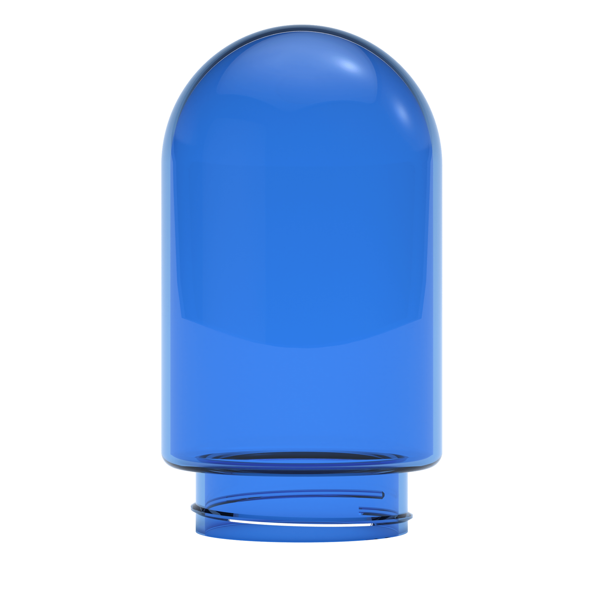 Large Blue Borosilicate Glass Globe for Infusers