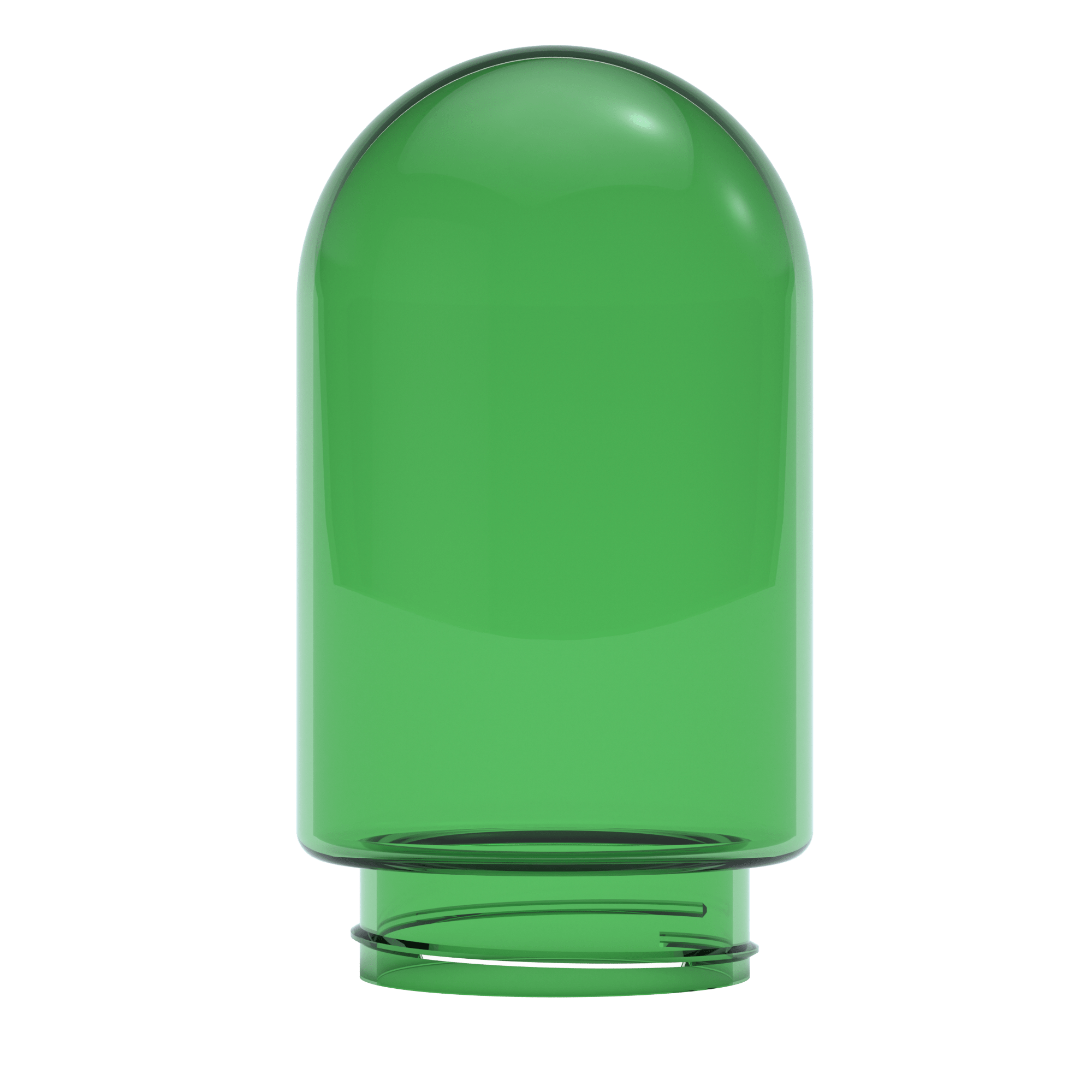 Large Green Borosilicate Globe
