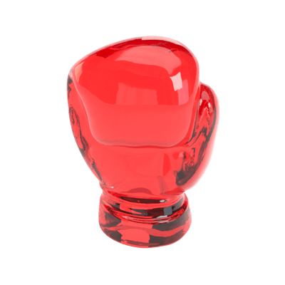Mike Tyson Signature Red Boxing Glove Globe