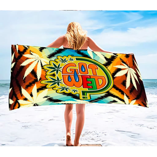 Got Weed Beach Towel 🍃 - Show Your Chill Vibes On sale