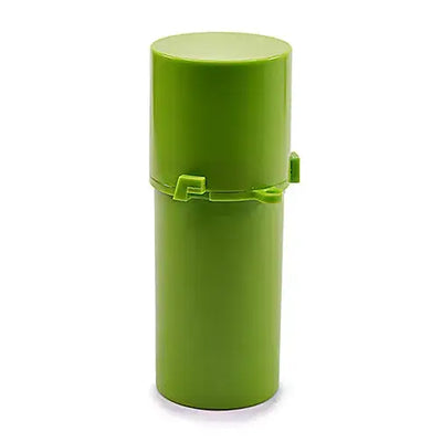 White Rhino premium herb grinder lime-green cylindrical container