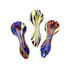 Colorful wig wag hand pipe with swirl patterns, perfect for smoke enthusiasts