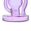 Purple wigwag water pipe Recycler Dab Rig - 8.6wigwag for a smooth smoking experience