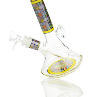 Diamond Beaker Water Pipe - 7 Inch with 14mm Bowl