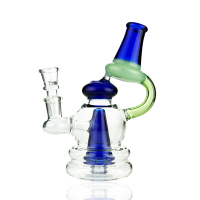 7-Inch Recycler Water Pipe with 14mm Bowl