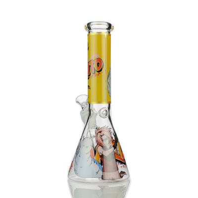 Naruto Anime 10-Inch Beaker Water Pipe with 14mm Bowl