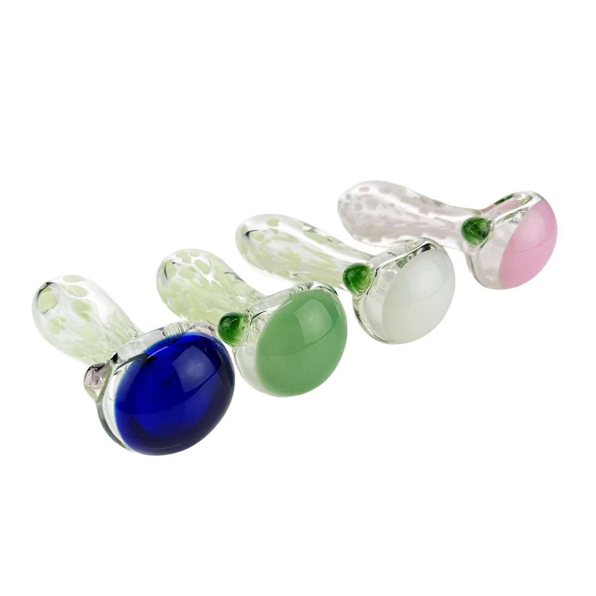 Artisan 4-inch Slime Dot Glass Hand Pipe
