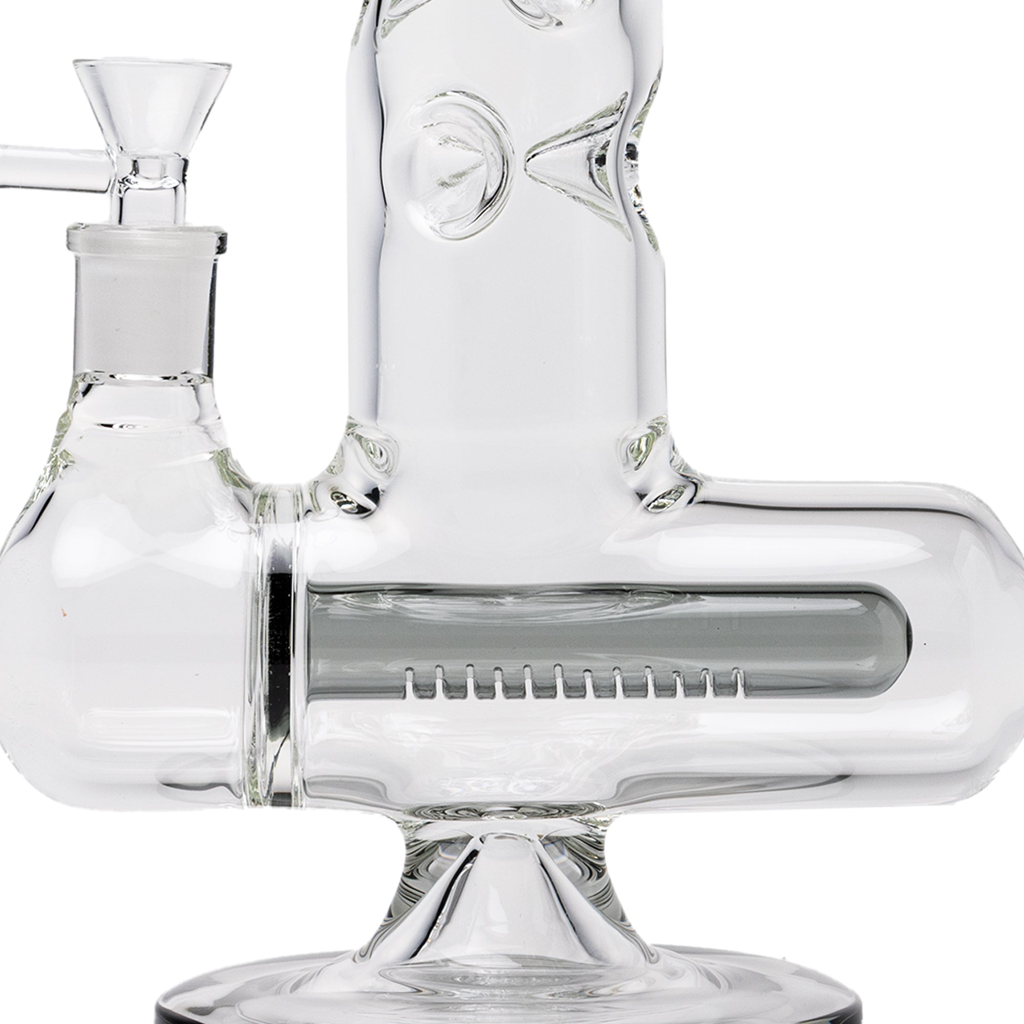 Premium Inline Perc Glass Water Pipe with Ice Catch