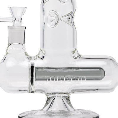 Premium Inline Perc Glass Water Pipe with Ice Catch