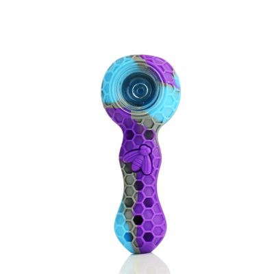 Durable Silicone Pipe Kit with Grinder & Jar