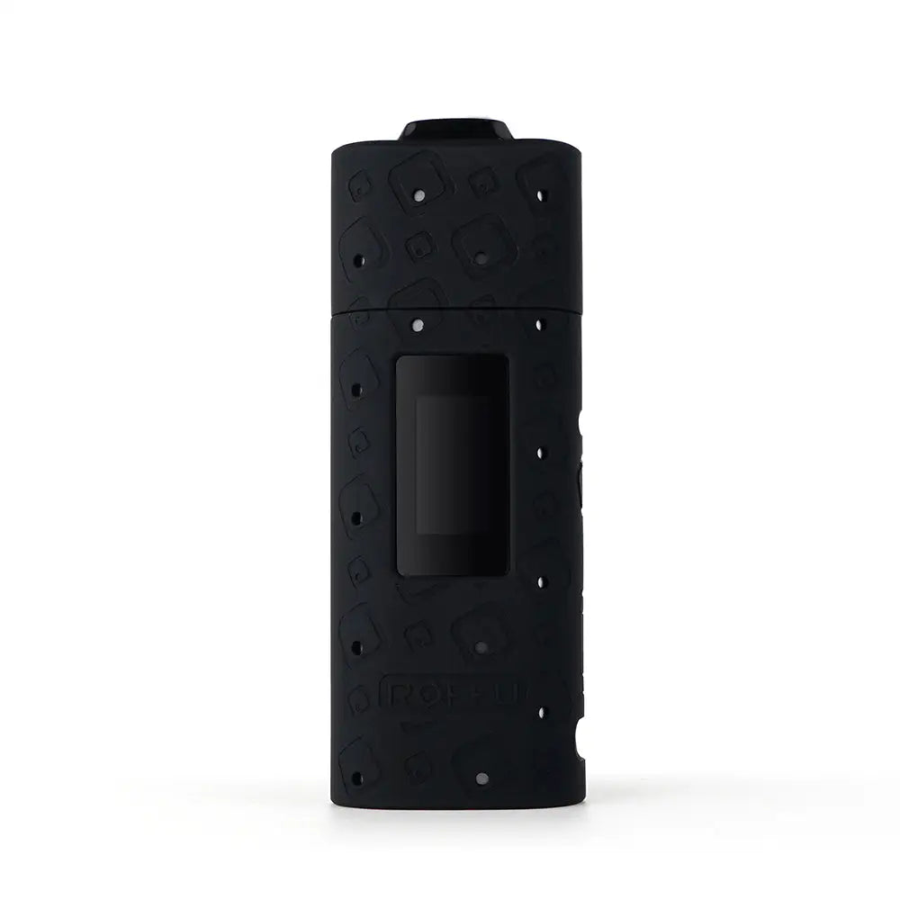 XLUX ROFFU black silicone case for convection vape with textured pattern