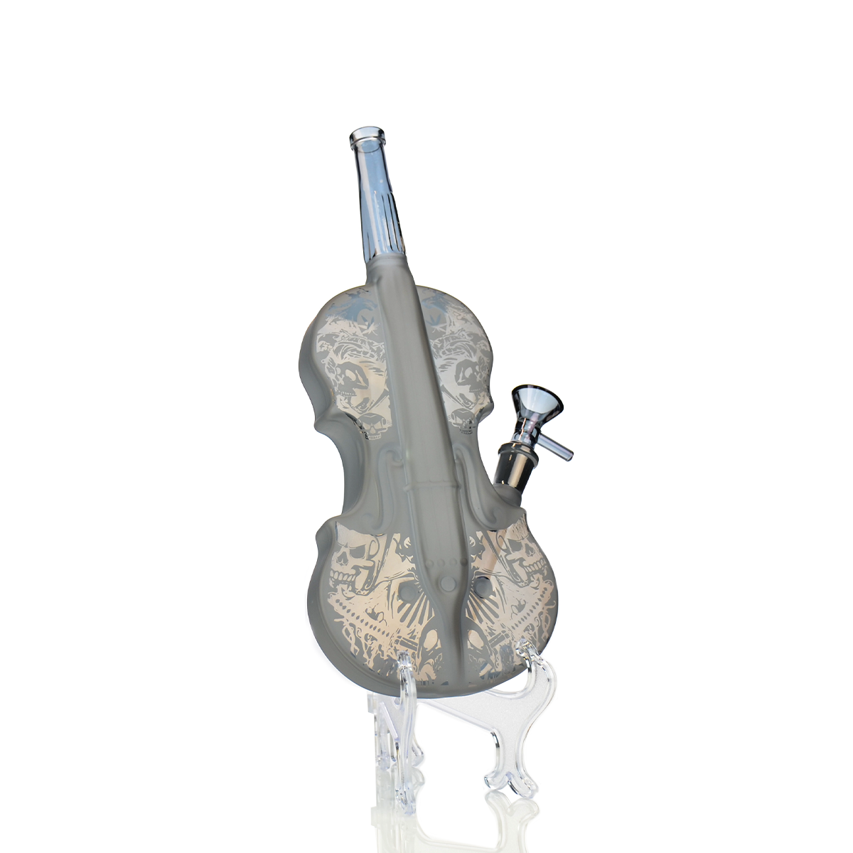 11-Inch Engraved Violin Water Pipe