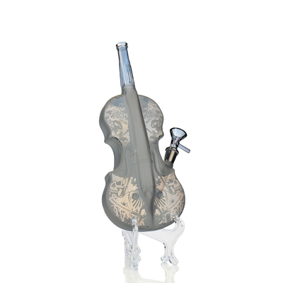11-Inch Engraved Violin Water Pipe
