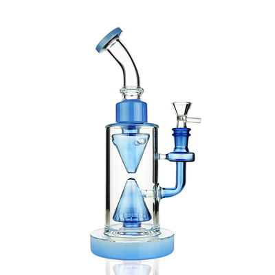 Pyramid Shower Perc Water Pipe Rig - 10 Inch