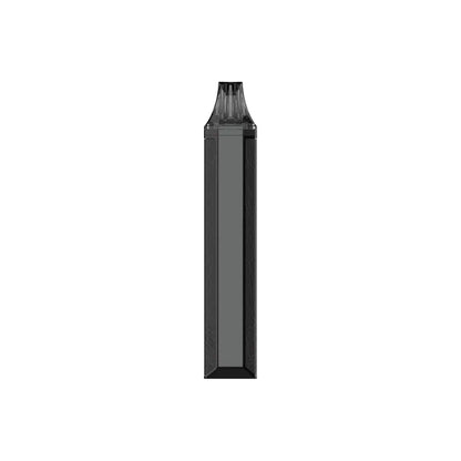 Black matte XVAPE Aria+ vaporizer in Gothic Black with transparent top