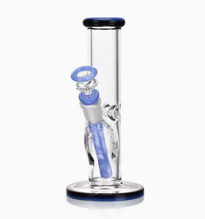 Premium 10-Inch Slime Glass Straight Water Pipe