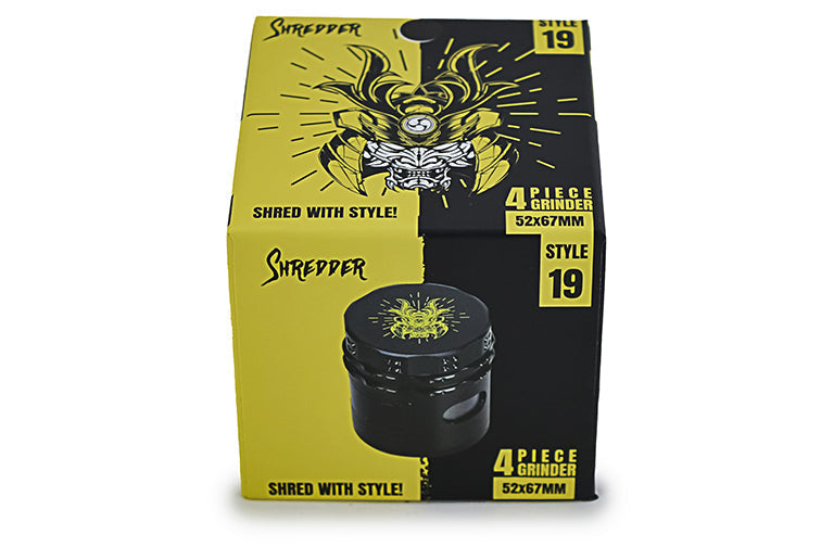 Premium 4-Piece Herbal Shredder with Side Window