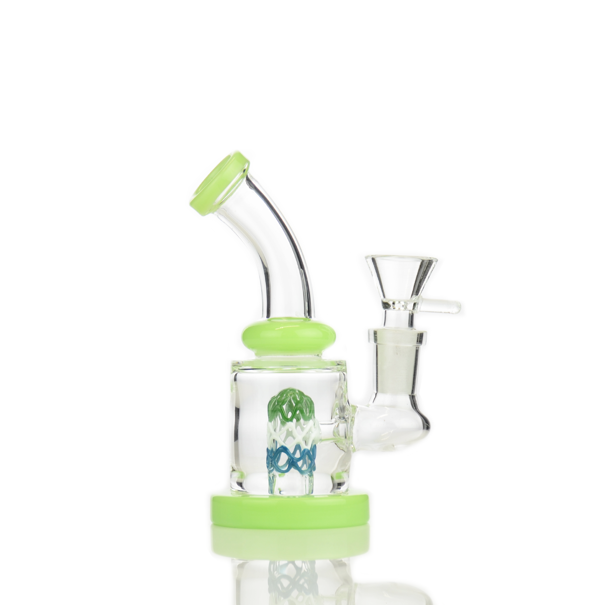 Slime Design 5.5" Water Pipe with Wire Shower
