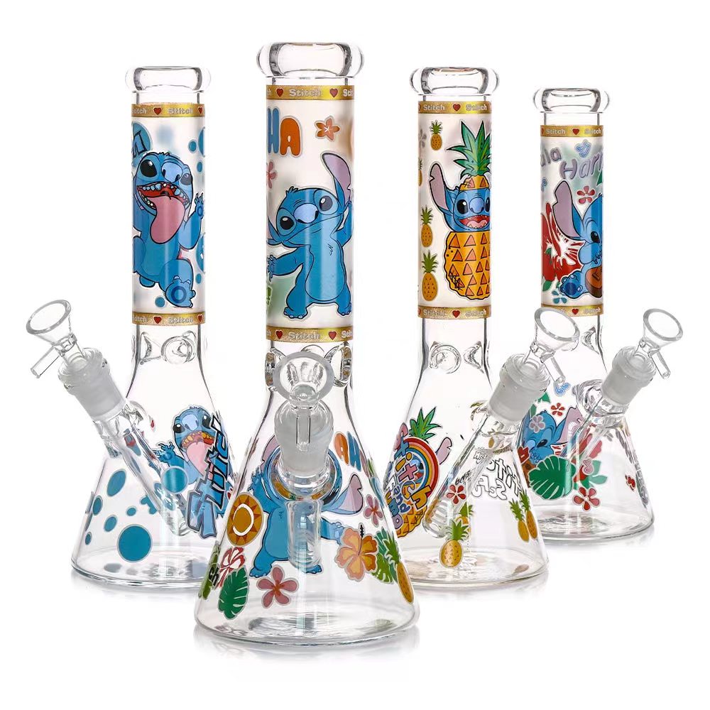 10-Inch Luminous Beaker Water Pipe