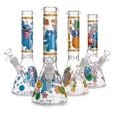 10-Inch Luminous Beaker Water Pipe