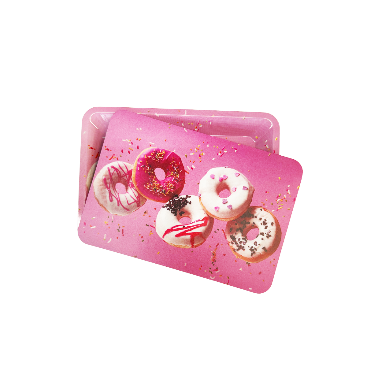 Compact Magnetic Rolling Tray with Donut Lid