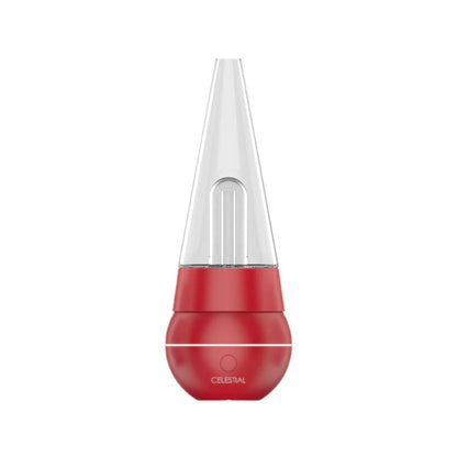 Red Yocan Black Celestial Mini Erig With Powerful 2500mah Battery And Clear Conical Top