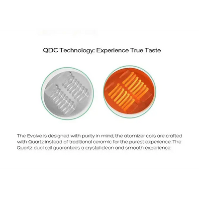 Yocan Evolve concentrate vaporizer with quartz dual-coil atomizer