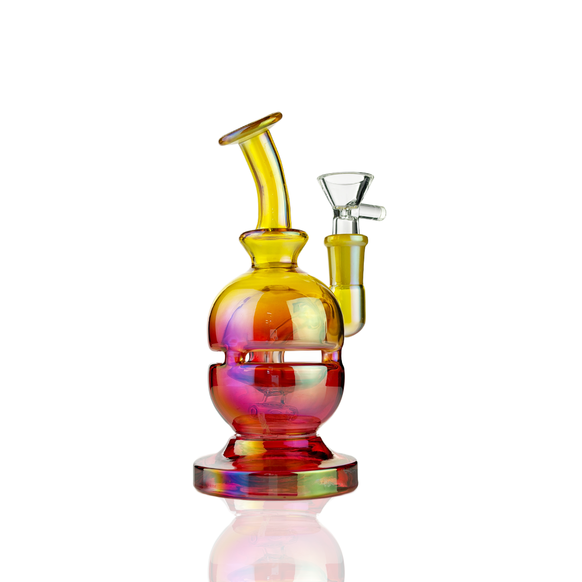 Compact Electroplated Recycler Water Pipe