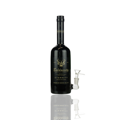 Bold 12-inch Wine Bottle Water Pipe