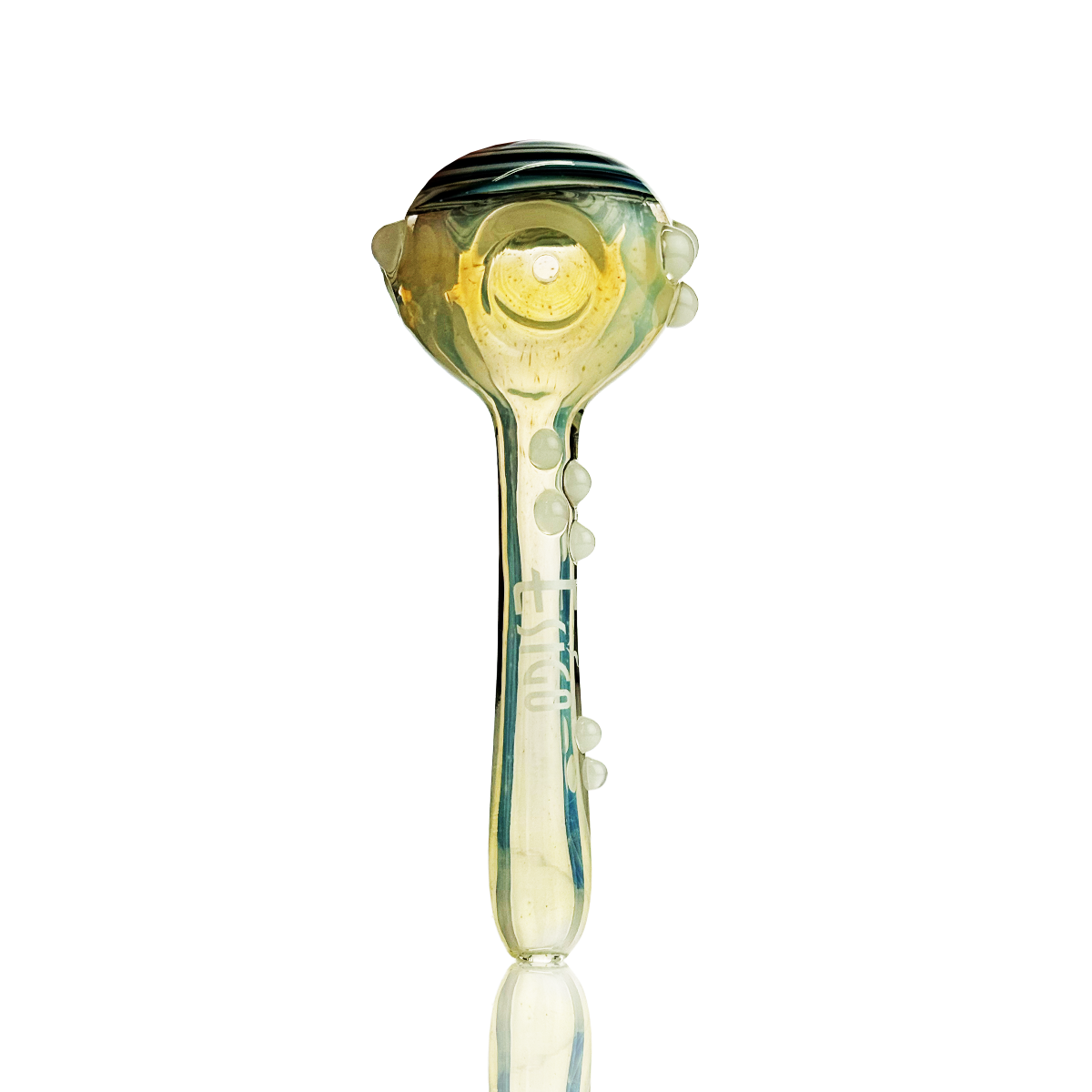 Esigo 4.5" Silver Fume Wig Wag Glass Pipe