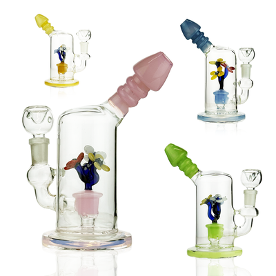 7-Inch Slime Glass Flower Shower Water Pipe