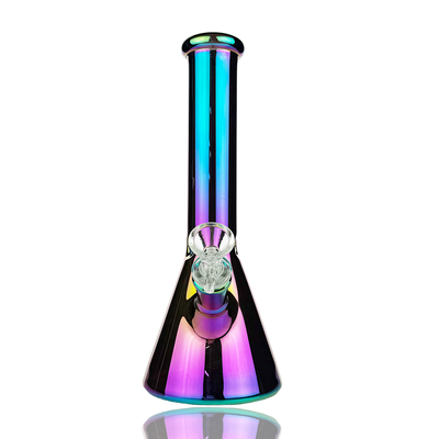 10-inch Electroplated Beaker Water Pipe