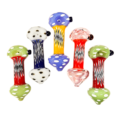 Reversal Art Mushroom Dry Herb Hand Pipe