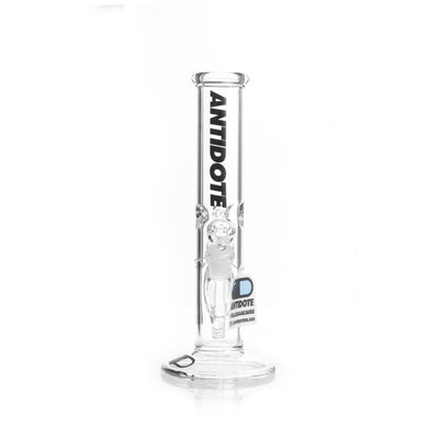 Handmade Antidote Glass 12Straight Shooter Water Pipe with ’ANTIDOTE’ Branding