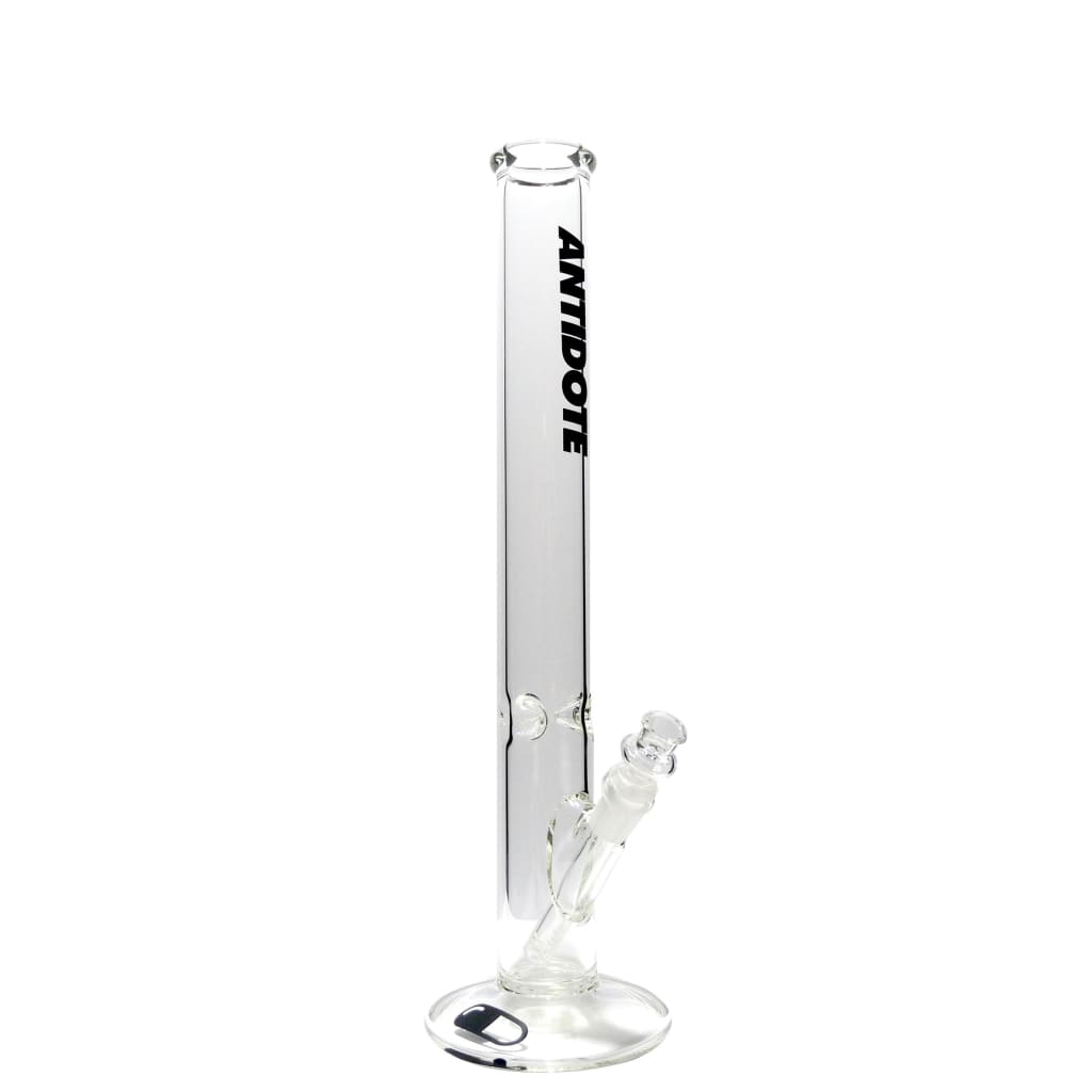 Handmade Antidote glass water pipe with ’ANTIDOTE’ text, supporting a cause in Yorba Linda