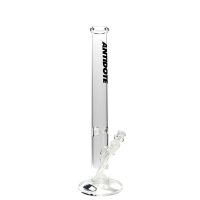 Handmade Antidote glass water pipe with ’ANTIDOTE’ text, supporting a cause in Yorba Linda