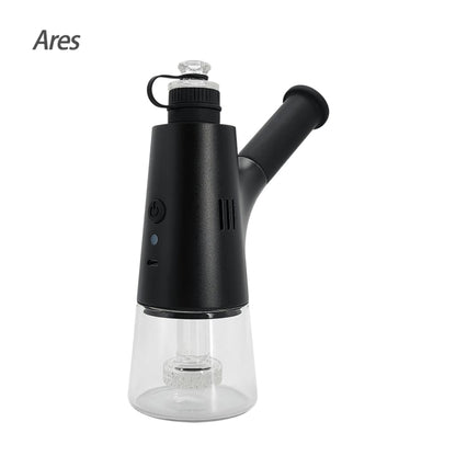 Instant-heat Ares Dab Rig with Ultra-thin Quartz Chip and Clear Glass Base