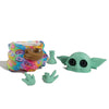 Galactic Baby Yoda Silicone Water Pipe With Colorful Donut Inflatables Featuring Cartoon Faces