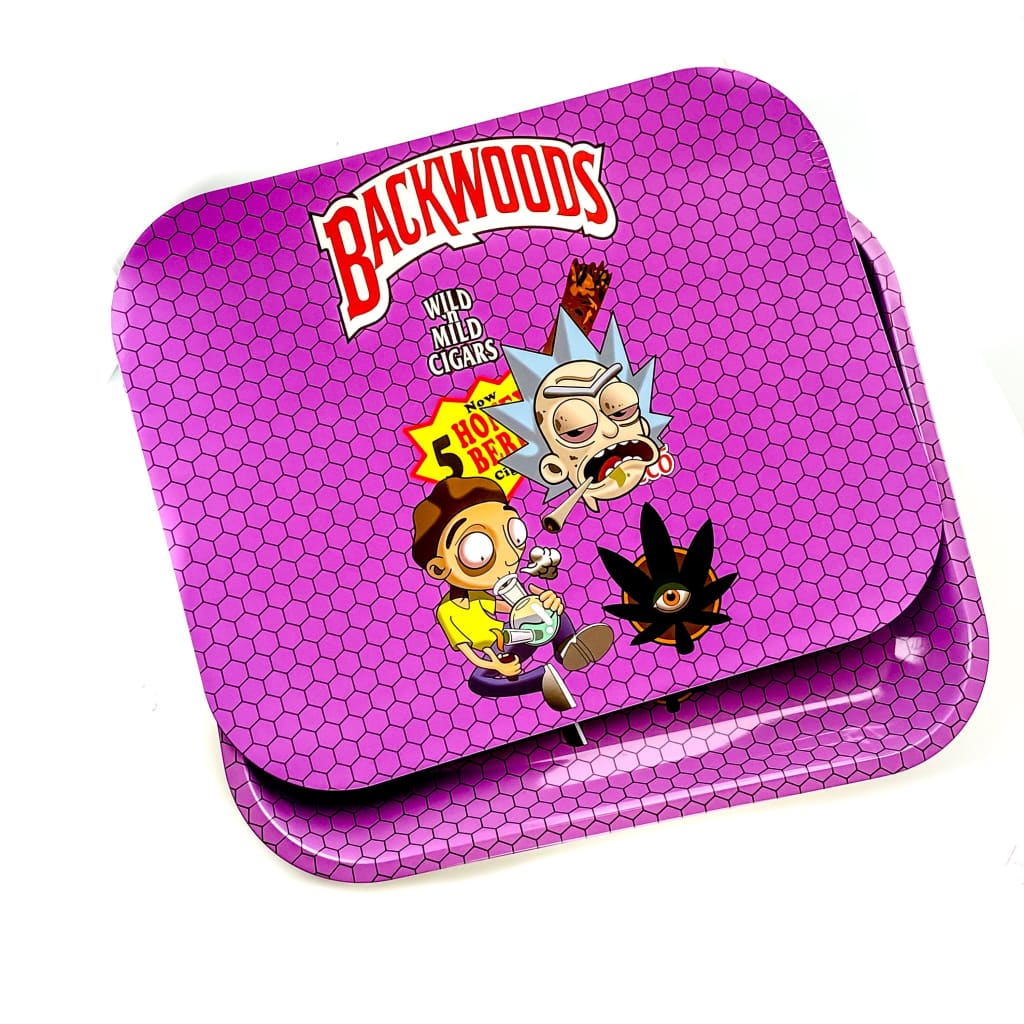 Backwoods Rick and Morty Confused Rolling Tray — G&J SMOKE & VAPE SHOP
