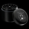 Black herb grinder with cat design - Exclusive Blackcraft Cult Smoking Accessories