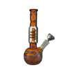 Affordable borosilicate glass pipe with amber accents from your favorite headshop