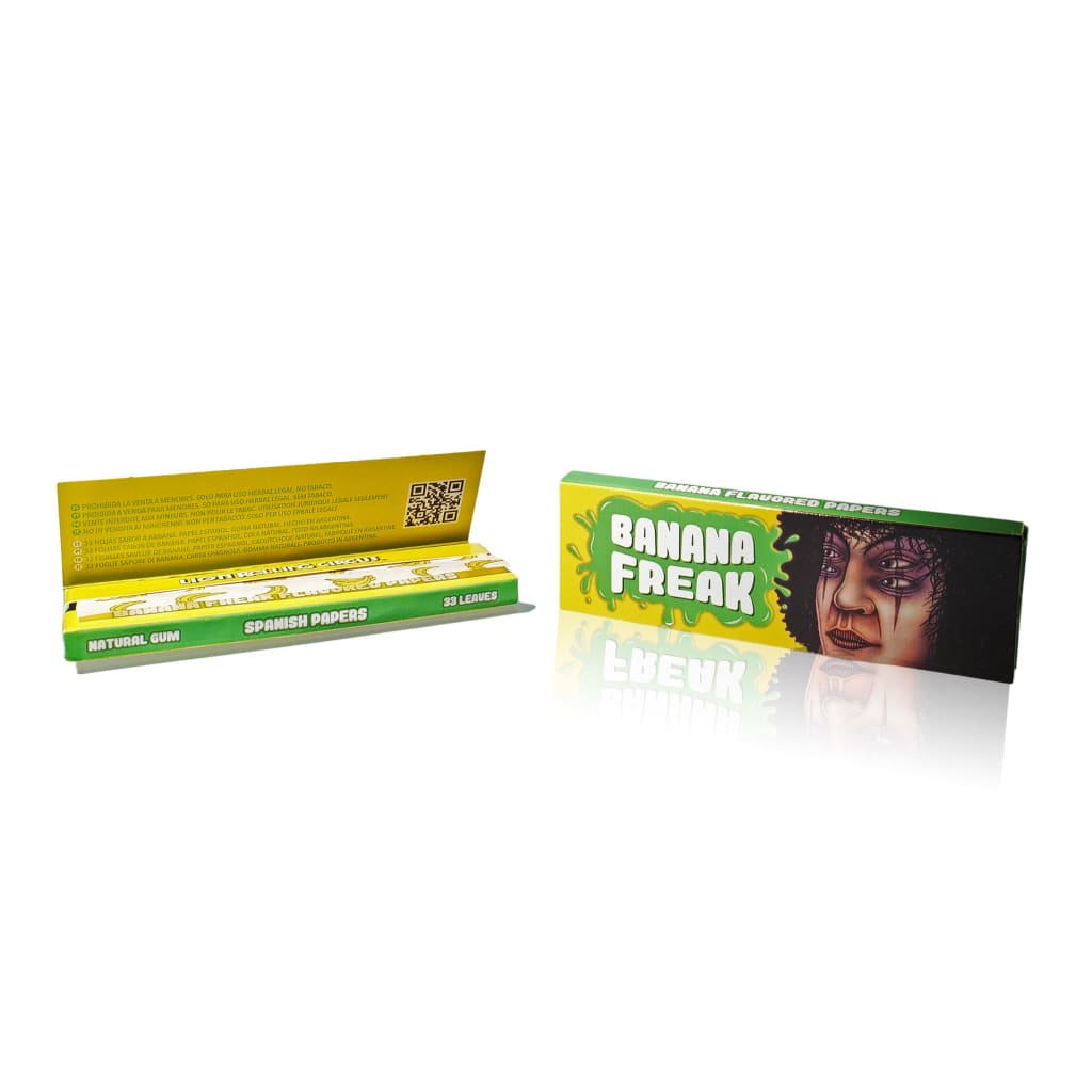 Lion Rolling Circus Flavored Papers: Banana Freak with colorful, slow-burn packaging