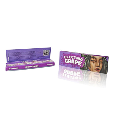 Lion Rolling Circus Flavored Rolling Papers with artistic packaging featuring Electric Grape