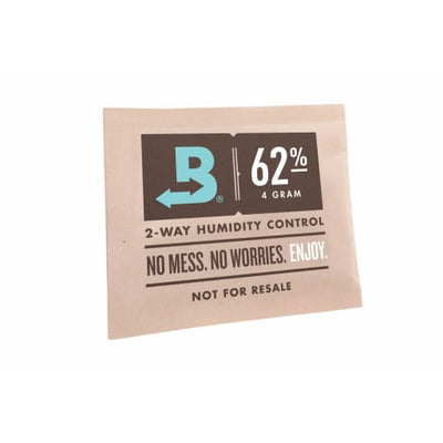 Boveda Humidifying Packs for humidity control, featuring Boveda 62% moisture regulator