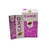 Box of Camo natural leaf grape wraps with chamomile & mate blunt wraps on display