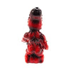 Red and black figurine with pointed head for Random Color Ceramic Water Pipe