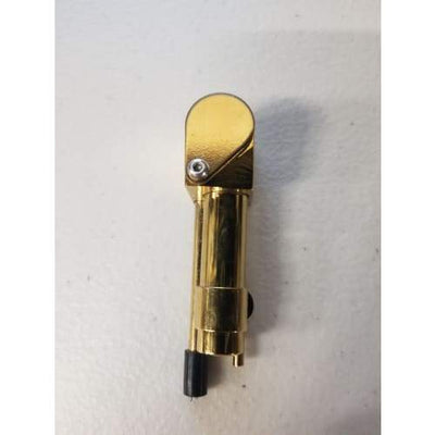 Gold-plated saxophone mouthpiece with ligature for Classic Brass Proto Pipe chamber