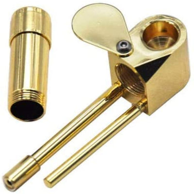 Gold-plated saxophone mouthpiece with ligature for Classic Brass Proto Pipe