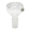Basic Color Male Glass Bowl For 10mm, 14mm, 18mm Female Pipes With Dots Attachment