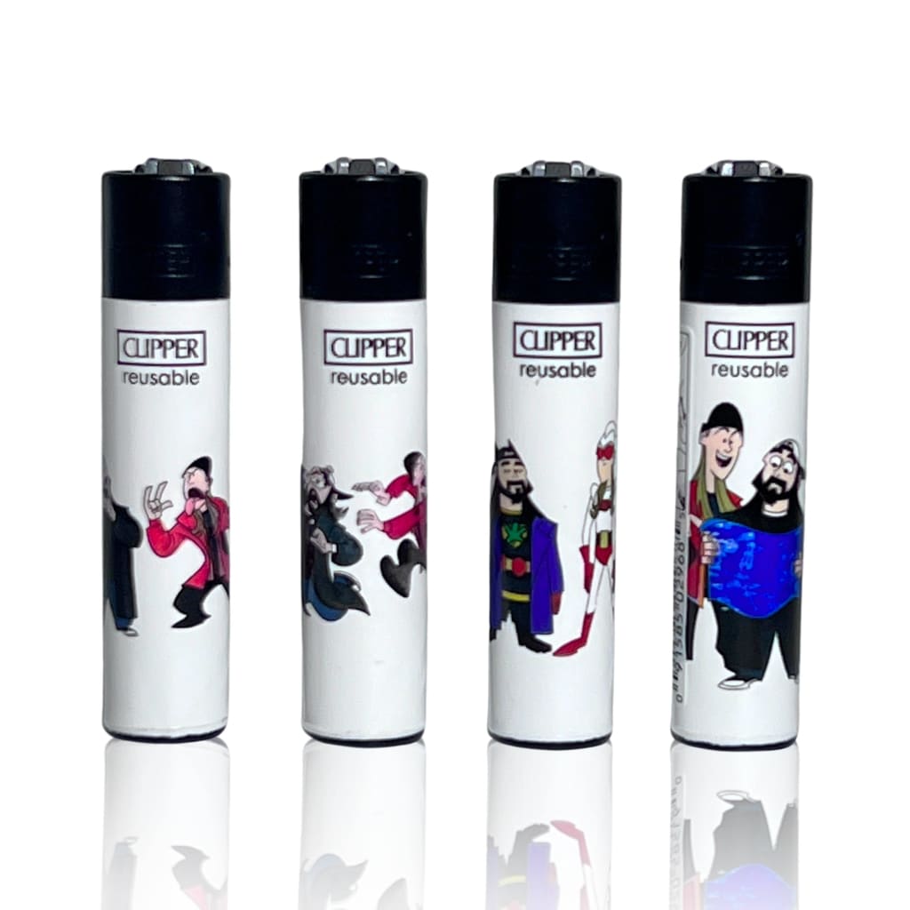 Four Clipper Lighter Ice with super strong nylon material, colorful cartoon designs